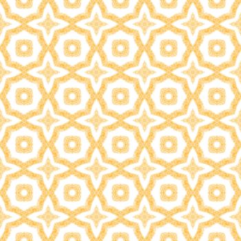 Textured stripes pattern. Yellow symmetrical kaleidoscope background. Trendy textured stripes design. Textile ready grand print, swimwear fabric, wallpaper, wrapping.
