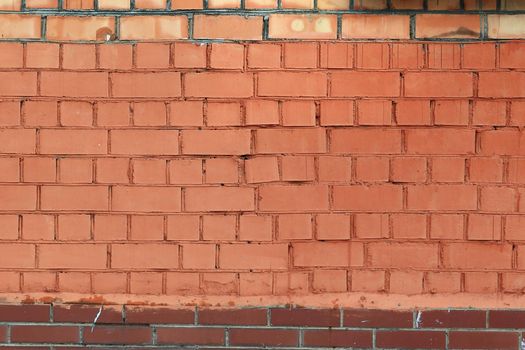 red brick wall. photo with copy space.