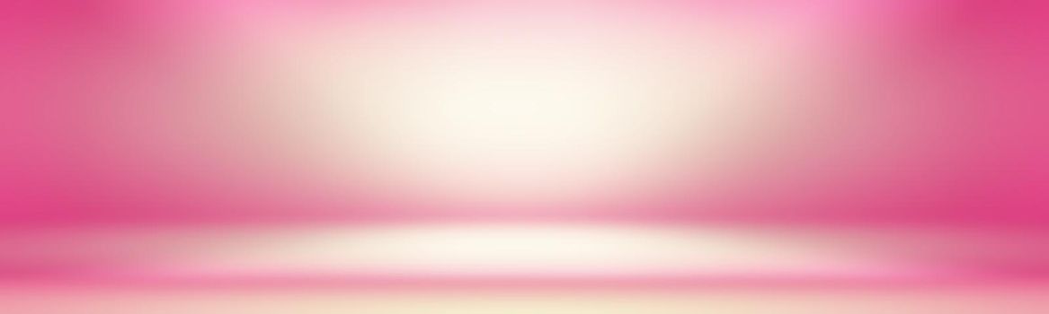 A soft vintage gradient blur background with a pastel colored well use as studio room, product presentation and banner.