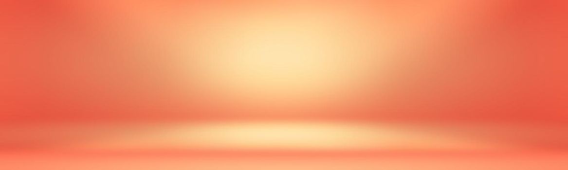 Abstract Orange background layout design,studio,room, web template ,Business report with smooth circle gradient color