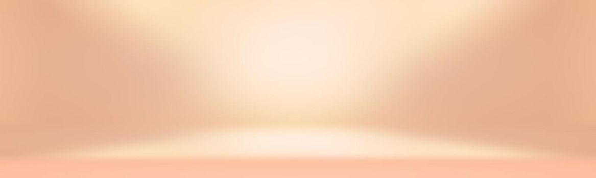 abstract blur of pastel beautiful peach pink color sky warm tone background for design as banner,slide show or others.