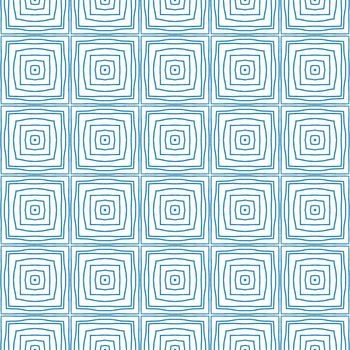 Geometric seamless pattern. Blue symmetrical kaleidoscope background. Textile ready glamorous print, swimwear fabric, wallpaper, wrapping. Hand drawn geometric seamless design.