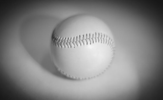 baseball ball .isolated on a white background .photo with copy space
