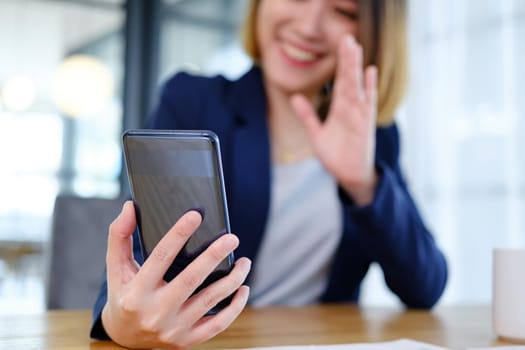 Young woman using a mobile phone