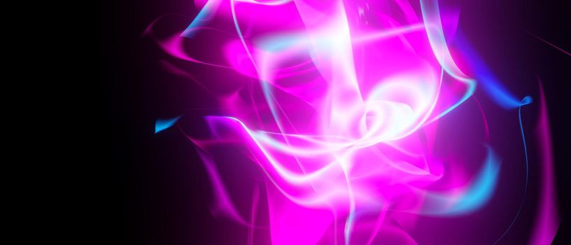 Abstract Artistic Smoke And Light Satisfying Violet Background Wallpaper