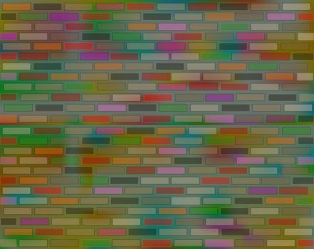 colored brick wall background. For any design and decoration, cosmetics, meditation, books, phones business, medicine, clothing, games music art etc