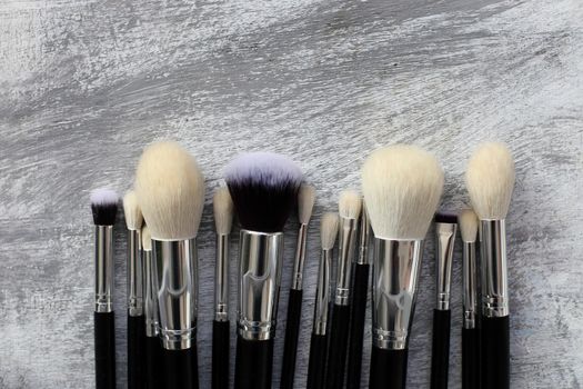 Professional makeup brush set