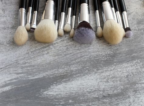 Professional makeup brush set