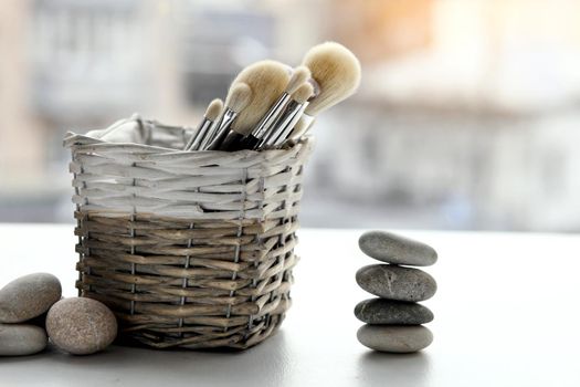 Professional makeup brush set