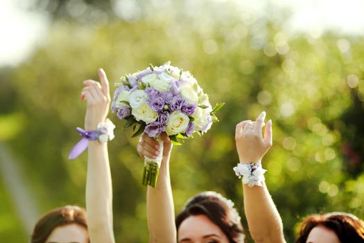 Wedding bouquet. Bride's flowers