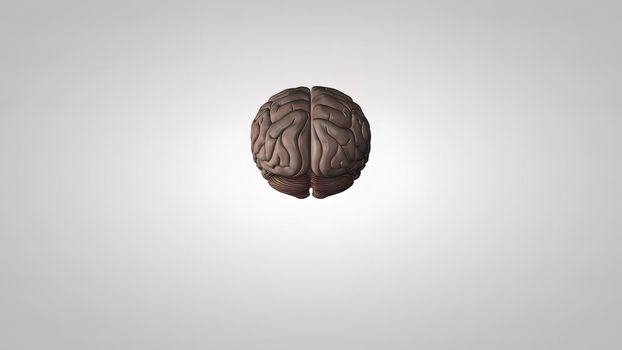 showing the central nervous system, including the brain and eyes, and then transitions to high electrical activity approximation via neurotransmitters and action potentials 3D illustration