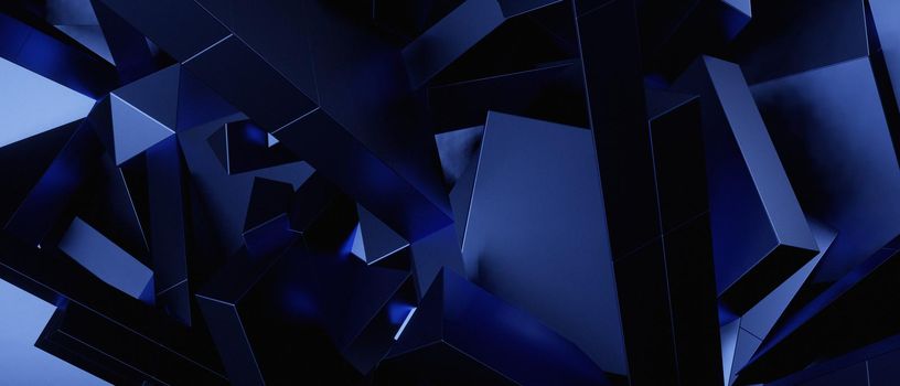 Abstract blue background 3D Render