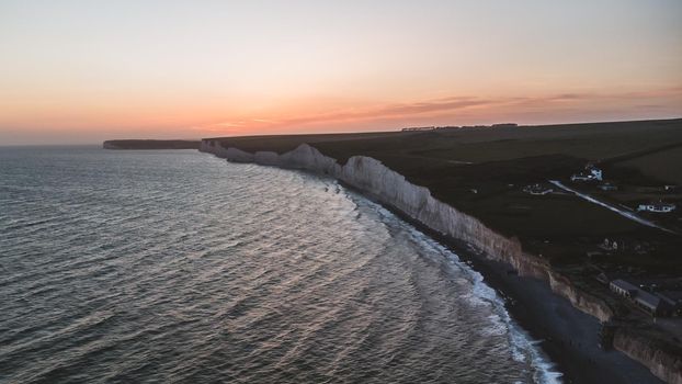 Sunset view from Seven Sisters