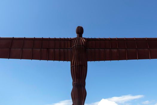 The Angel of the North is a contemporary sculpture by Antony Gormley, located in Gateshead, Tyne and Wear, England, built in 1996 and the largest angel statue in the world.