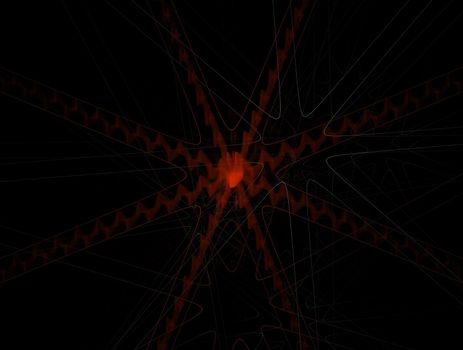 Imaginatory lush fractal texture image abstract background