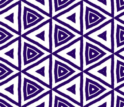 Geometric seamless pattern. Purple symmetrical kaleidoscope background. Hand drawn geometric seamless design. Textile ready beauteous print, swimwear fabric, wallpaper, wrapping.