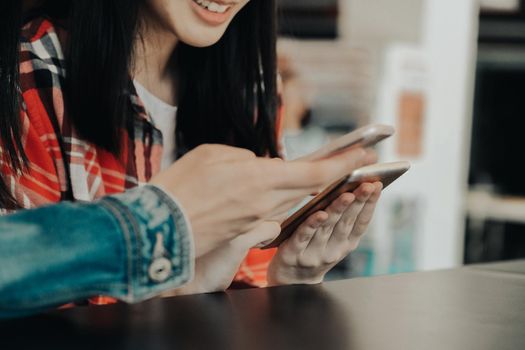 woman girl teenager using smart mobile phone. teenage lifestyle