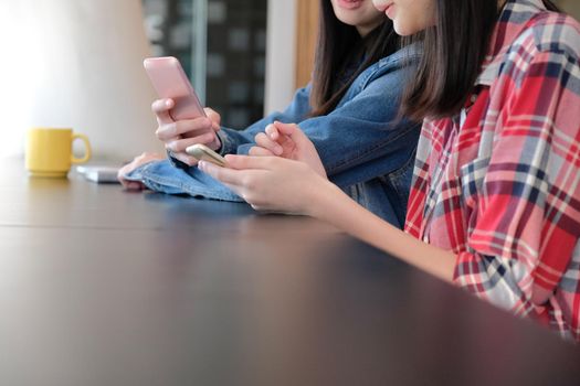 woman girl teenager using smart mobile phone. teenage lifestyle