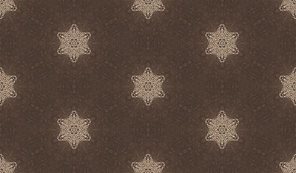 Abstract seamless texture from photo cardboard and fabric in brown color.