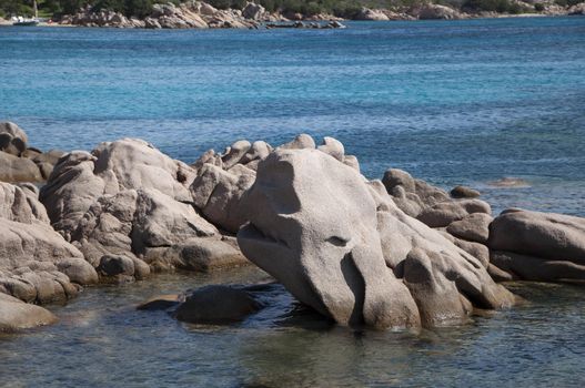Sardinia capriccioli beach at summer