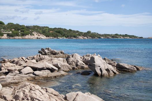 Sardinia capriccioli beach at summer