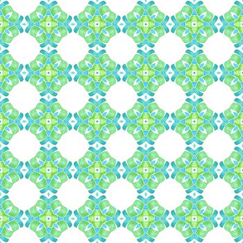 Tropical seamless pattern. Green juicy boho chic summer design. Textile ready bold print, swimwear fabric, wallpaper, wrapping. Hand drawn tropical seamless border.