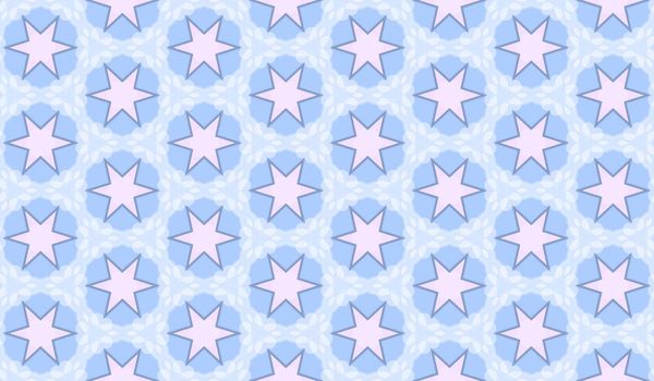 Seamless abstract texture, pink and blue color pattern with stars.