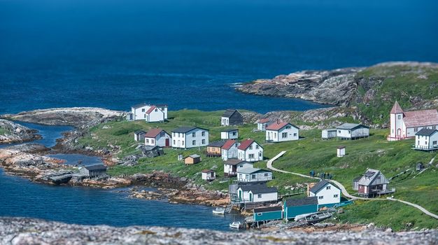 Newfoundland Labrador Historic Village Battle Harbor Canada