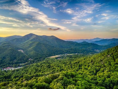 beautiful nature scenery in maggie valley north carolina