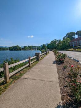 Lake junaluska in north carolina near maggie valley