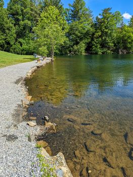 nature scenes at lake julian near asheville north carolina