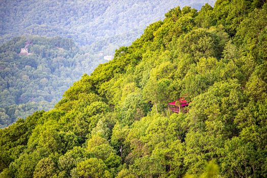 beautiful nature scenery in maggie valley north carolina