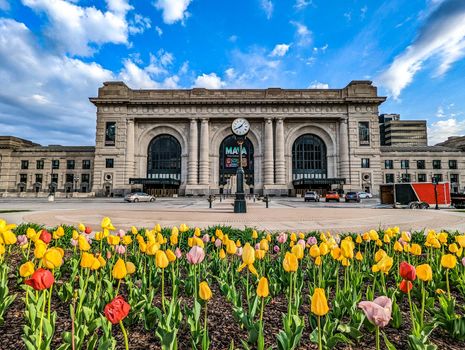 beautiful kansas city train station in downtown