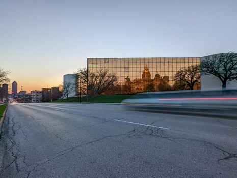 scenic views around des moines iowa city downtown