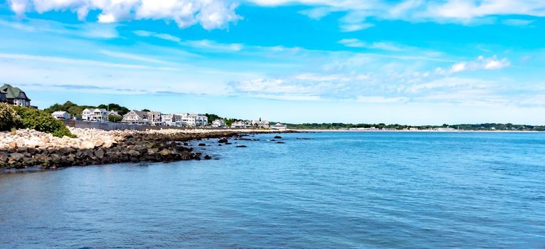 Coastal view of Narragansett, Rhode Island