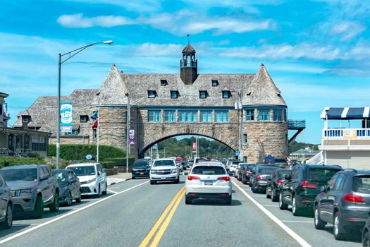 Coastal view of Narragansett, Rhode Island