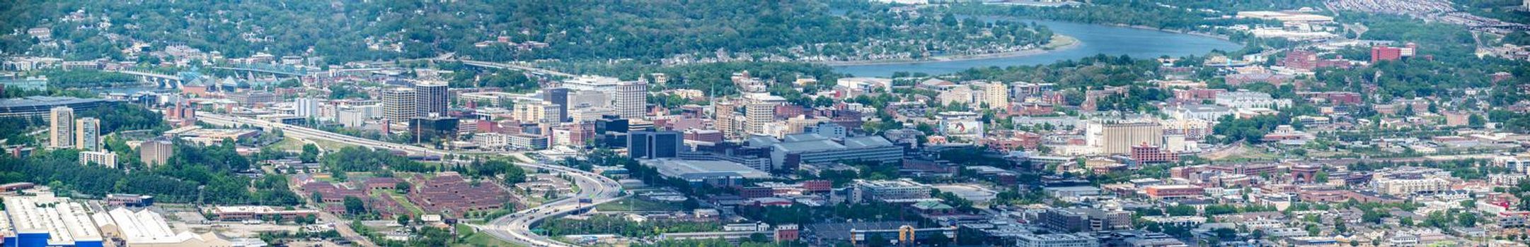 Chattanooga, Tennessee, USA views from Lookout mountain