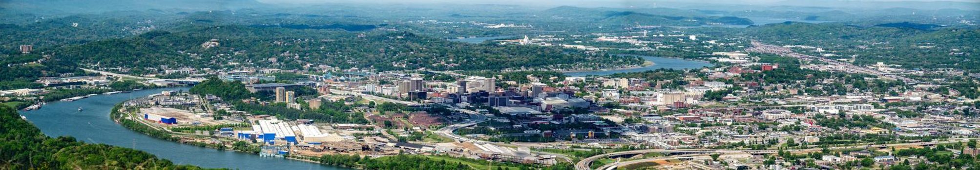 Chattanooga, Tennessee, USA views from Lookout mountain