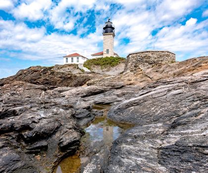 Beavertail Lighthouse Conacicut Island Jamestown, Rhode Island
