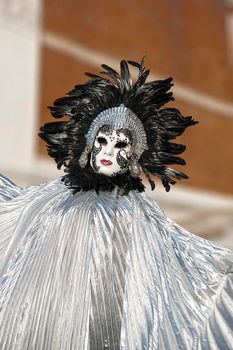 VENICE, ITALY - Febrary 21 2020: The masks of the Venice carnival 2020