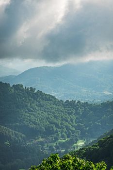 beautiful summer nature around maggie valley north carolina