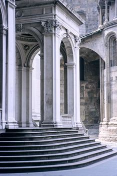 Bergamo Cathedral also known as Basilica of Saint Alexander. Città Alta, Bergamo, Italy