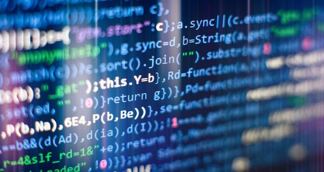 Database bits access stream visualisation. Php language and coding function developer