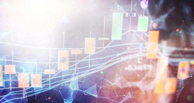 Analyzing financial statistics and analyzing a market data. Data analyzing from charts and graph