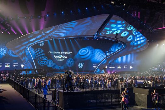 Kyiv, Ukraine - May 09, 2017: Eurovision Song Contest 2017 in Ukraine
