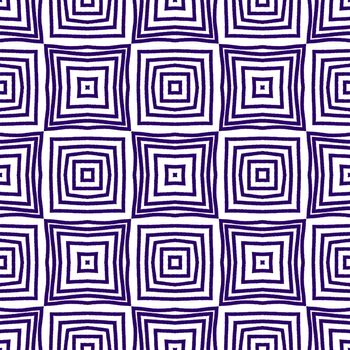 Medallion seamless pattern. Purple symmetrical kaleidoscope background. Watercolor medallion seamless tile. Textile ready bizarre print, swimwear fabric, wallpaper, wrapping.