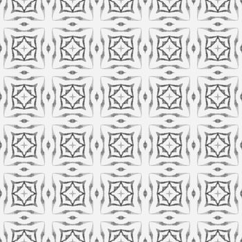 Textile ready charming print, swimwear fabric, wallpaper, wrapping. Black and white grand boho chic summer design. Arabesque hand drawn design. Oriental arabesque hand drawn border.