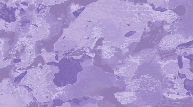 Abstract grunge concrete background with blurred purple color spots