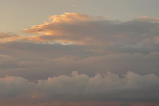 Early morning sky and dramatic clouds.