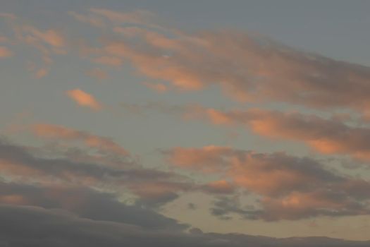 Early morning sky and dramatic clouds.